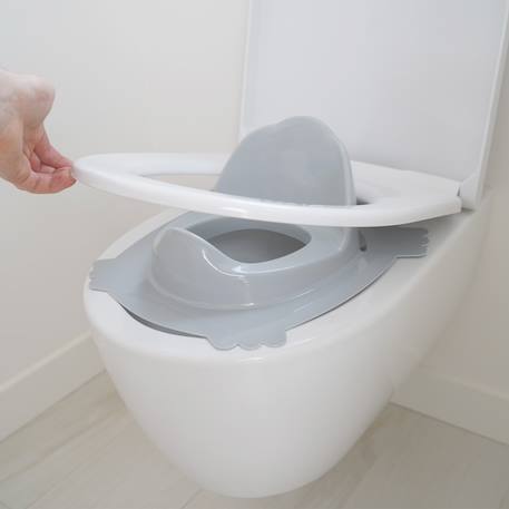 Réducteur de wc luxe Émeraude+Fleur bleue+Gris charme+Rose poudré+Vert céladon 2 - vertbaudet enfant 