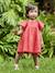 Robe bébé en gaze de coton écru+rouge 5 - vertbaudet enfant 
