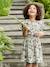 Robe en gaze de coton imprimée fille vert sauge 6 - vertbaudet enfant 