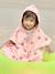 Poncho de bain / plage bébé personnalisable, avec coton recyclé blanc imprimé+rose imprimé 14 - vertbaudet enfant 