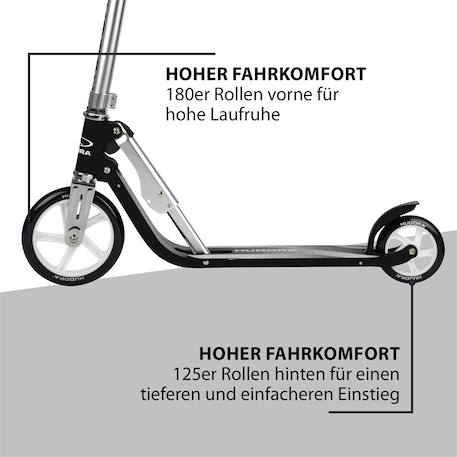 Little bigwheel scooter noir Noir et argent 4 - vertbaudet enfant 