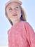 Ensemble sweat et short fleurs en éponge fille rose bonbon 2 - vertbaudet enfant 