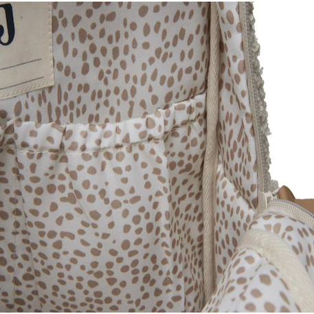Sac à dos à langer boucle natural Ecru 4 - vertbaudet enfant 