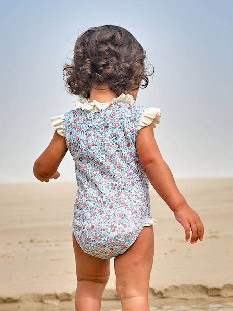 Maillot de bain bébé fille 1 pièce ouverture dos Imprimé 8 - vertbaudet enfant 