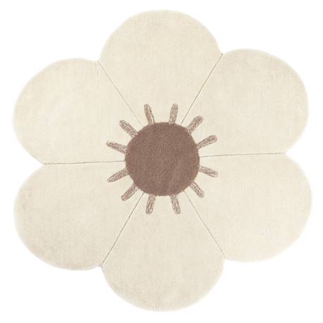 Tapis chambre enfant rond bohemian daisy Beige+Gris+Multicolore 13 - vertbaudet enfant 
