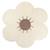 Tapis chambre enfant rond bohemian daisy Beige+Gris+Multicolore 13 - vertbaudet enfant 