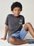 T-shirt garçon motifs devant et dos anthracite+blanc+bleu ciel+bleu océan 5 - vertbaudet enfant 