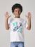 T-Shirt photoprint garçon blanc 1 - vertbaudet enfant 