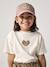 T-shirt fille imprimé manches courtes anthracite+jaune pâle+Léopard+sable+vanille 18 - vertbaudet enfant 