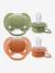 Lot 2 sucettes Ultra Soft 18 mois orange 3 - vertbaudet enfant 