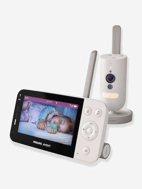 Ecoute bébé vidéo connecté blanc 6 - vertbaudet enfant 