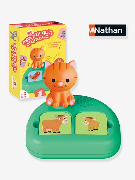 Mon ptit quiz animaux multicolore 1 - vertbaudet enfant 