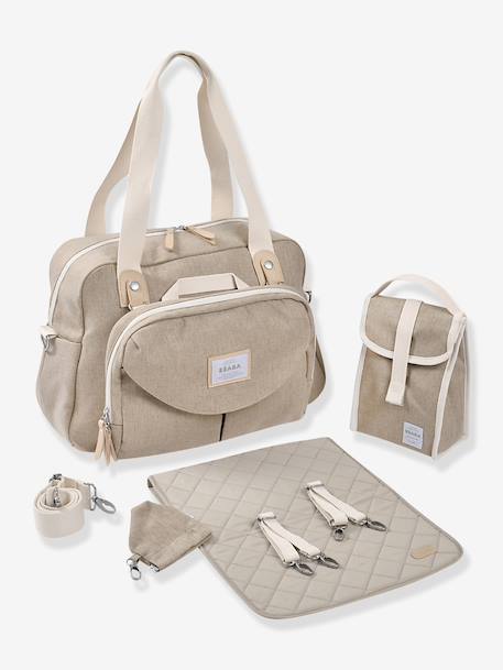 Sac à langer Genève II Bleu marine+Cherry Blossom+gris chiné+Gris chiné+Vert sauge 30 - vertbaudet enfant 