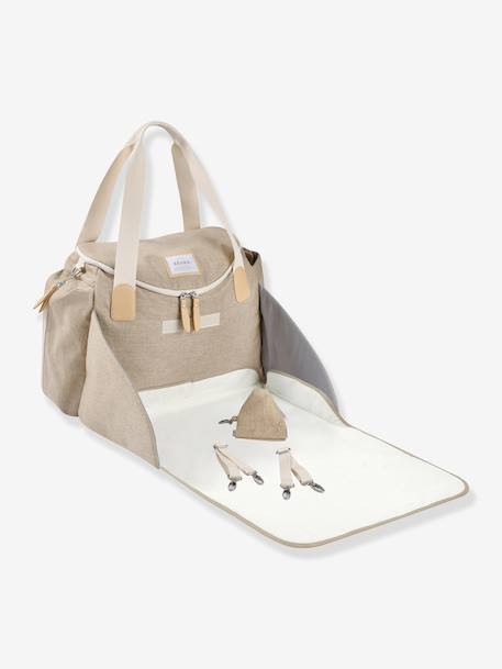Sac à langer Sydney II beige imprimé+vert sauge 4 - vertbaudet enfant 