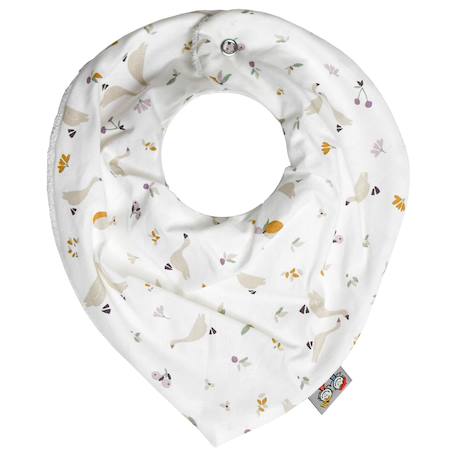 Bavoir bandana en coton sidonia Sidonia, beige, écru, blanc 1 - vertbaudet enfant 