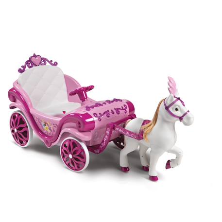 Cheval et charrette électrique disney princess Rose 1 - vertbaudet enfant 
