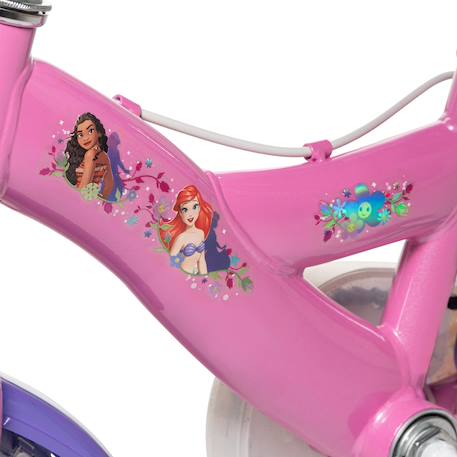 Vélo enfant disney princess 12' Rose-violet 6 - vertbaudet enfant 