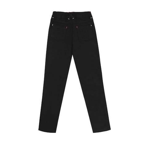 Pantalon slim stretch   coton fin   morgan Noir 4 - vertbaudet enfant 