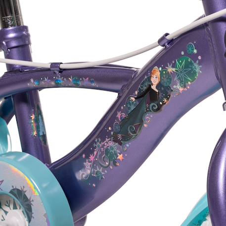 Vélo enfant disney frozen - la reine des neiges 12' Lilas 4 - vertbaudet enfant 
