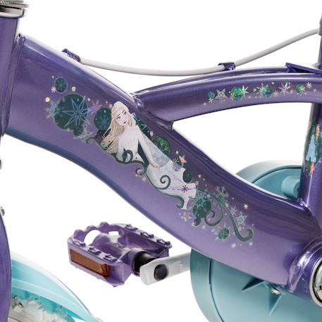 Vélo enfant disney frozen - la reine des neiges 12' Lilas 5 - vertbaudet enfant 