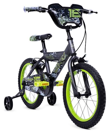 Vélo enfant huffy delirium 16' Gris argenté 1 - vertbaudet enfant 