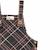 Robe salopette   carreaux tartan   lola Marron jaune 2 - vertbaudet enfant 