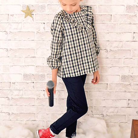 Pantalon slim stretch   coton fin   morgan Noir 2 - vertbaudet enfant 