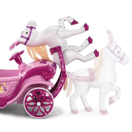 Cheval et charrette électrique disney princess Rose 4 - vertbaudet enfant 