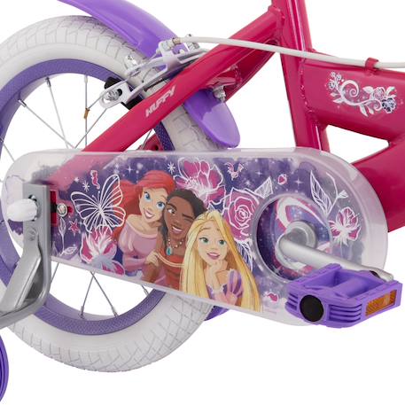 Vélo enfant disney princess 14' Rose-violet 3 - vertbaudet enfant 