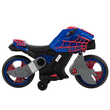 Draisienne moto électrique marvel spiderman Bleu 2 - vertbaudet enfant 