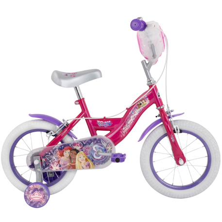 Vélo enfant disney princess 14' Rose-violet 2 - vertbaudet enfant 