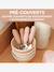 Lot de 2 pré-couverts d'apprentissage 2e âge en inox et silicone beige imprimé+Sage green+Velvet grey 4 - vertbaudet enfant 