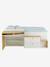 Lit enfant 90x190cm combiné avec bureau et rangement TEEN blanc 9 - vertbaudet enfant 