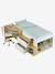 Lit enfant 90x190cm combiné avec bureau et rangement TEEN blanc 3 - vertbaudet enfant 