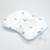Coussin cale-tête ergonomique en gaze de coton Bleuet imprimé floral 5 - vertbaudet enfant 
