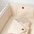 Tour de lit universel en gaze de coton nid d'abeille Beige+Bleu+Écru+Rose 2 - vertbaudet enfant 