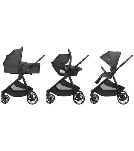Pack poussette trio luvia Mineral graphite 2 - vertbaudet enfant 