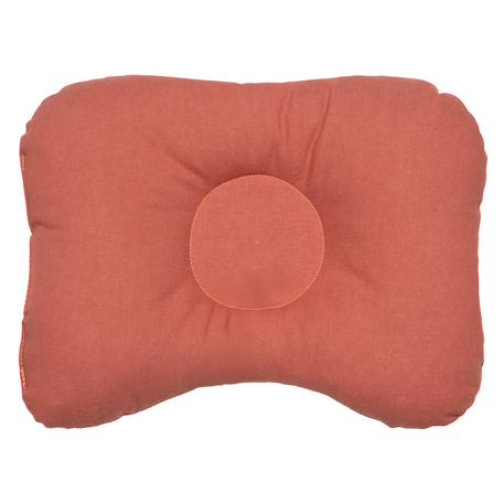 Coussin cale-tête ergonomique en gaze de coton jeanne Beige+Blanc+Bleu+Camel+Écru+Rose+Terracotta+Vert de gris 30 - vertbaudet enfant 