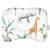 Coussin cale-tête ergonomique en coton safari Safari, vert, gris, blanc 1 - vertbaudet enfant 
