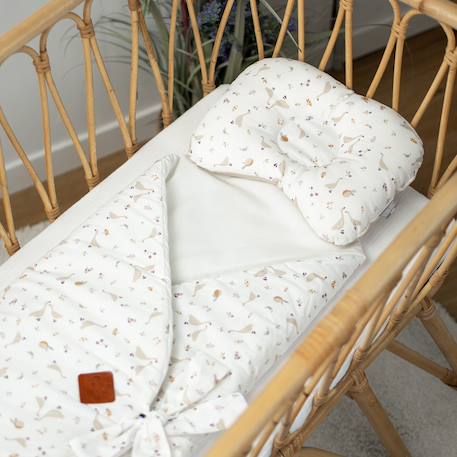 Coussin cale-tête ergonomique en coton sidonia Sidonia, beige, écru, blanc 2 - vertbaudet enfant 