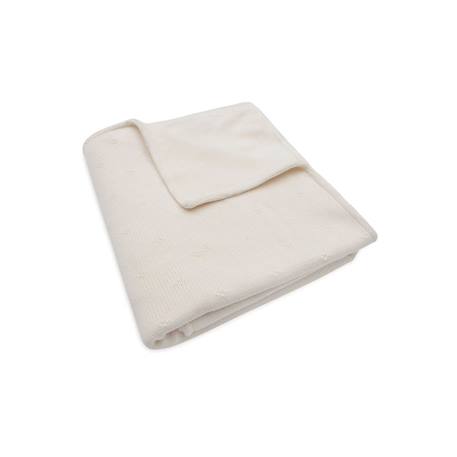 Couverture berceau cosy knit en coton Blanc+Ivoire+Vert d'eau 2 - vertbaudet enfant 
