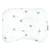 Coussin cale-tête ergonomique en gaze de coton Bleuet imprimé floral 1 - vertbaudet enfant 