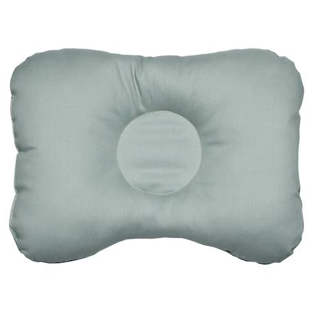 Coussin cale-tête ergonomique en gaze de coton jeanne Beige+Blanc+Bleu+Camel+Écru+Rose+Terracotta+Vert de gris 35 - vertbaudet enfant 