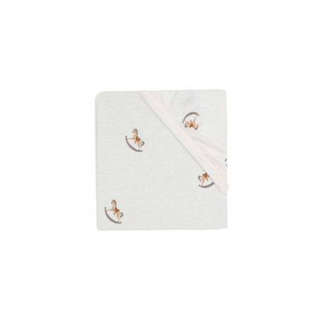 Drap housse jersey en coton Beige 1 - vertbaudet enfant 