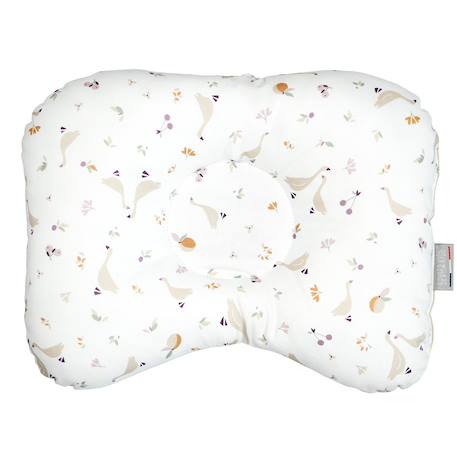 Coussin cale-tête ergonomique en coton sidonia Sidonia, beige, écru, blanc 1 - vertbaudet enfant 