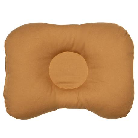 Coussin cale-tête ergonomique en gaze de coton jeanne Beige+Blanc+Bleu+Camel+Écru+Rose+Terracotta+Vert de gris 15 - vertbaudet enfant 