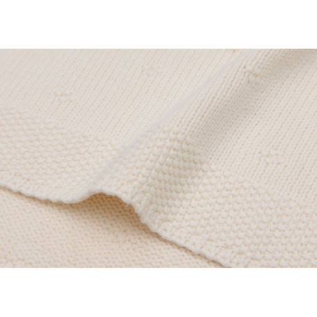 Couverture berceau cosy knit en coton Blanc+Ivoire+Vert d'eau 8 - vertbaudet enfant 