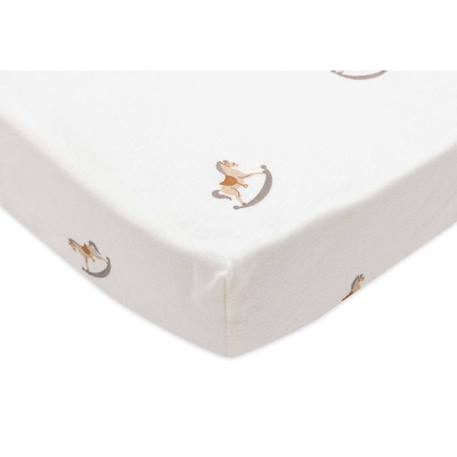 Drap housse jersey en coton Beige 3 - vertbaudet enfant 