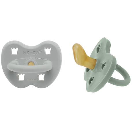 Lot de 2 tétines physiologique caoutchouc naturel Multi-coloured 1 - vertbaudet enfant 
