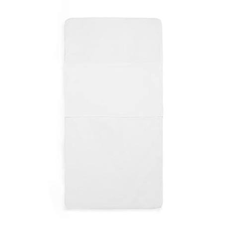 Drap housse tissu élastique en coton Blanc 1 - vertbaudet enfant 